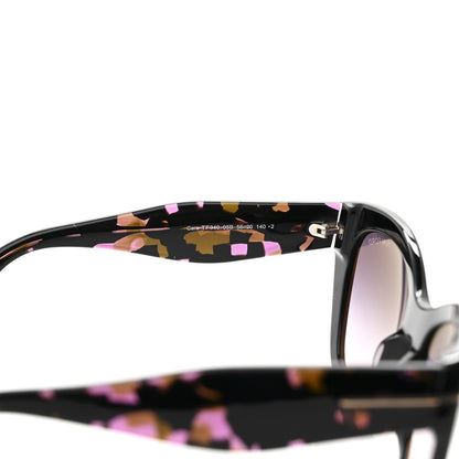 Tom Ford Acetate Cara Sunglasses TF940 Black Gradient Smoke 5 of 8