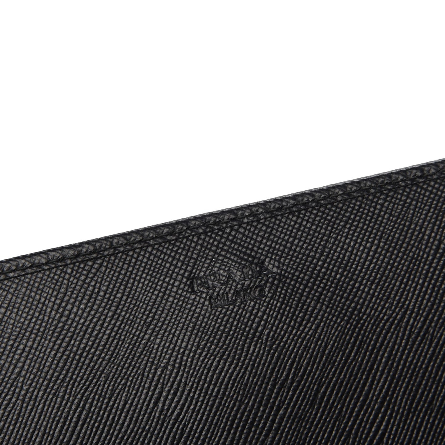 Saffiano Metal Oro Chain Wallet Nero Black