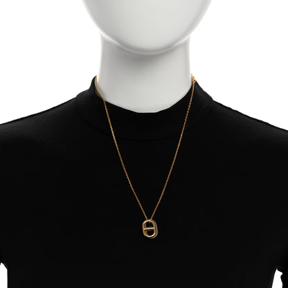 Hermes Swift O'Maillon Pendant Necklace Etoupe 2 of 7