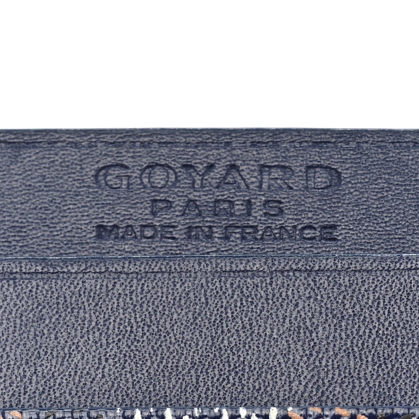 Goyardine Saint Sulpice Card Holder Navy