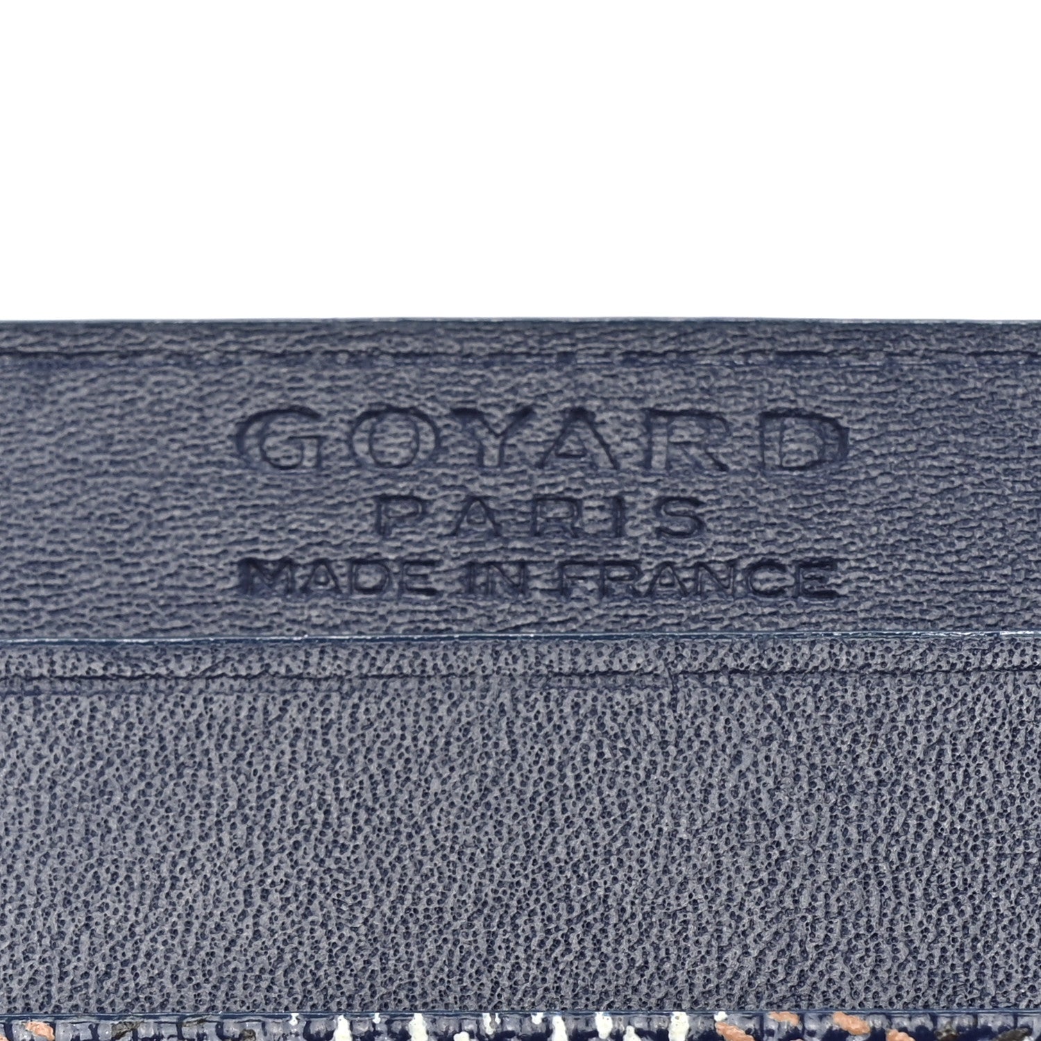 Goyard Goyardine Saint Sulpice Card Holder Navy 6 of 7