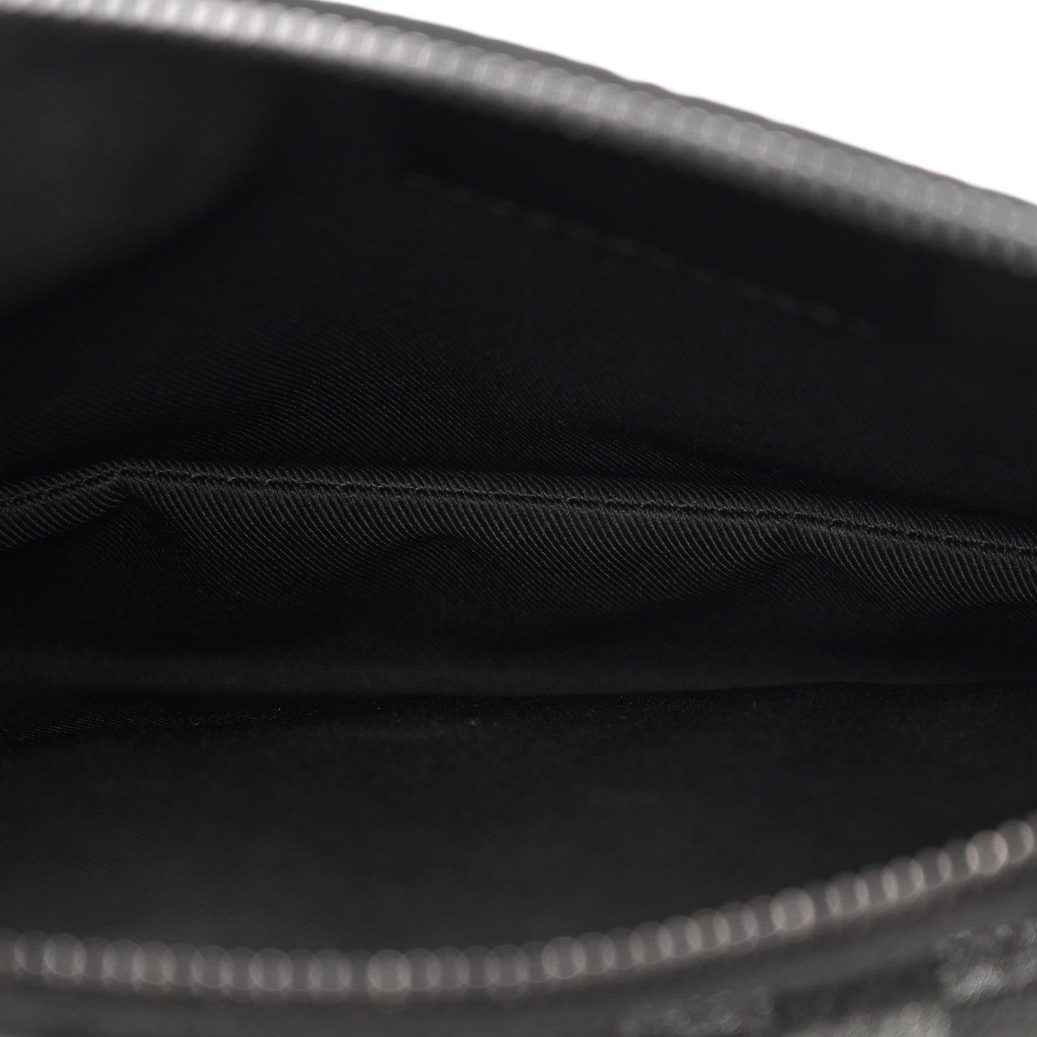 Louis Vuitton Damier Glitter Taurillon Monogram In The Loop Trio Pouch Black Silver 5 of 14