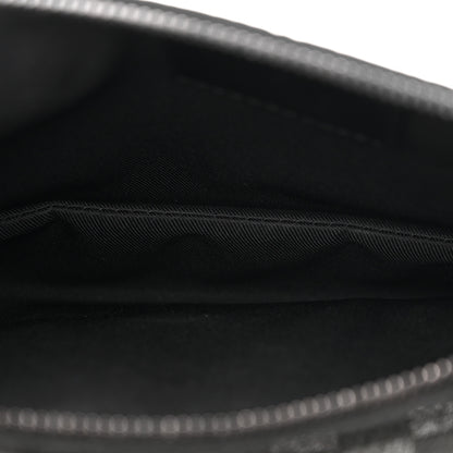 Louis Vuitton Damier Glitter Taurillon Monogram In The Loop Trio Pouch Black Silver 5 of 14