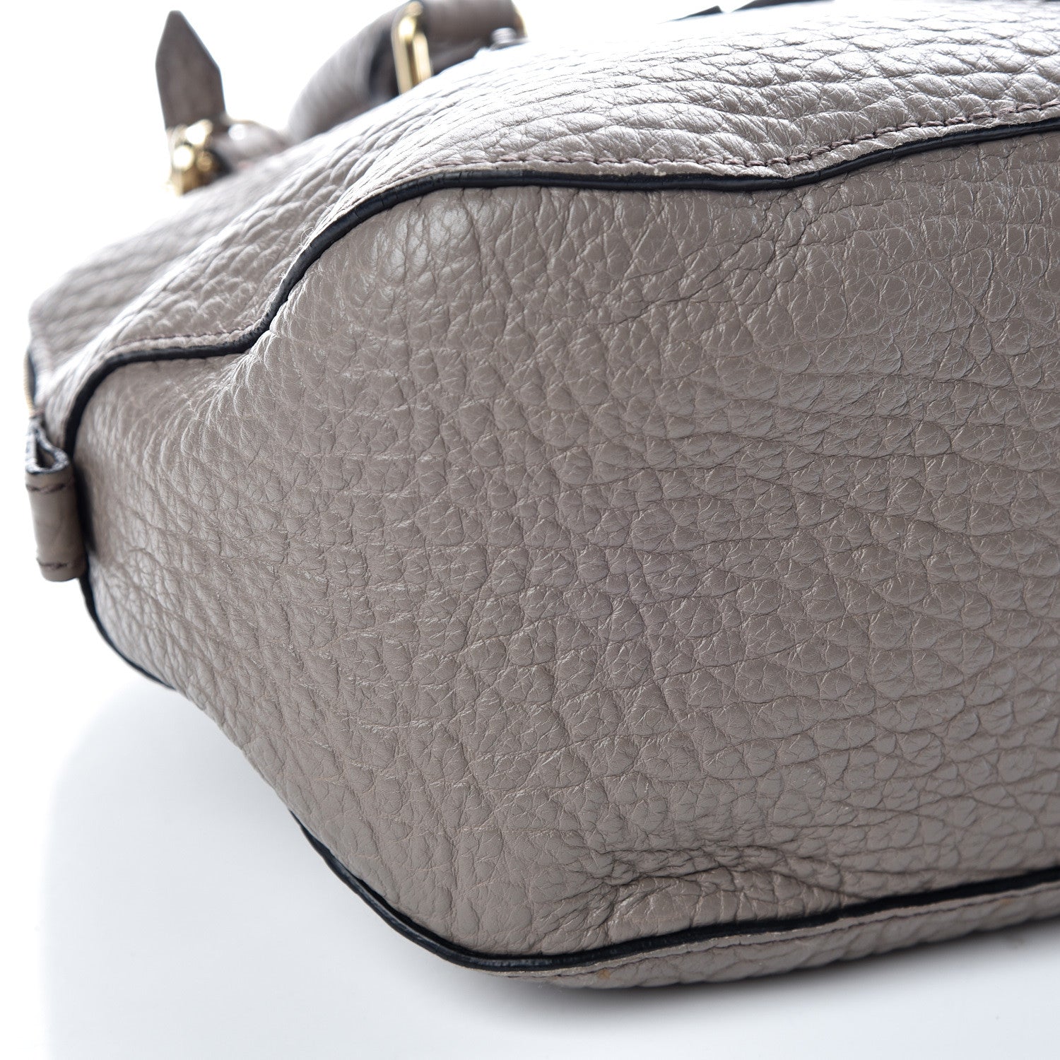 Burberry Heritage Grain Small Orchard Bowling Bag Pale Taupe 5 of 21