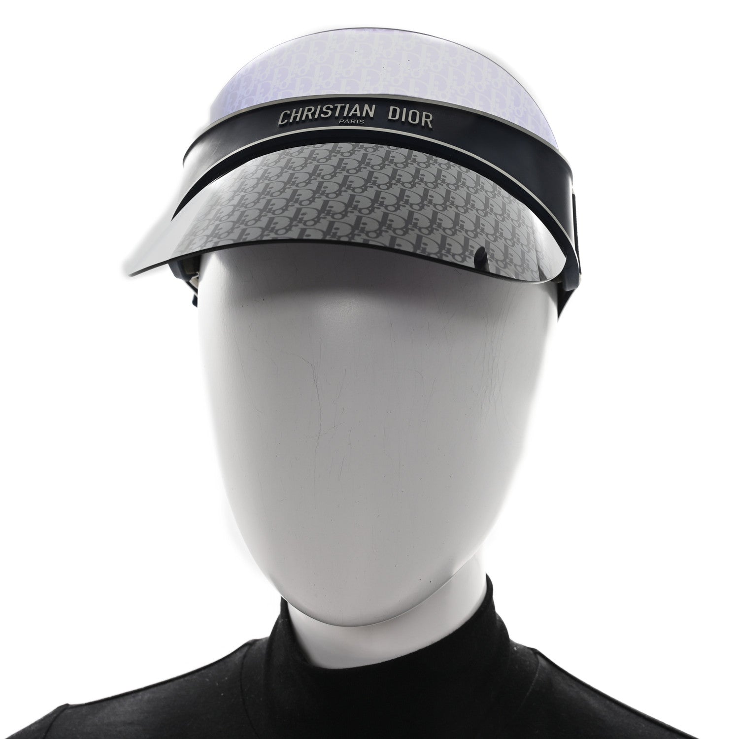 Christian Dior Oblique DiorClub V1U Sun Visor Blue 2 of 9