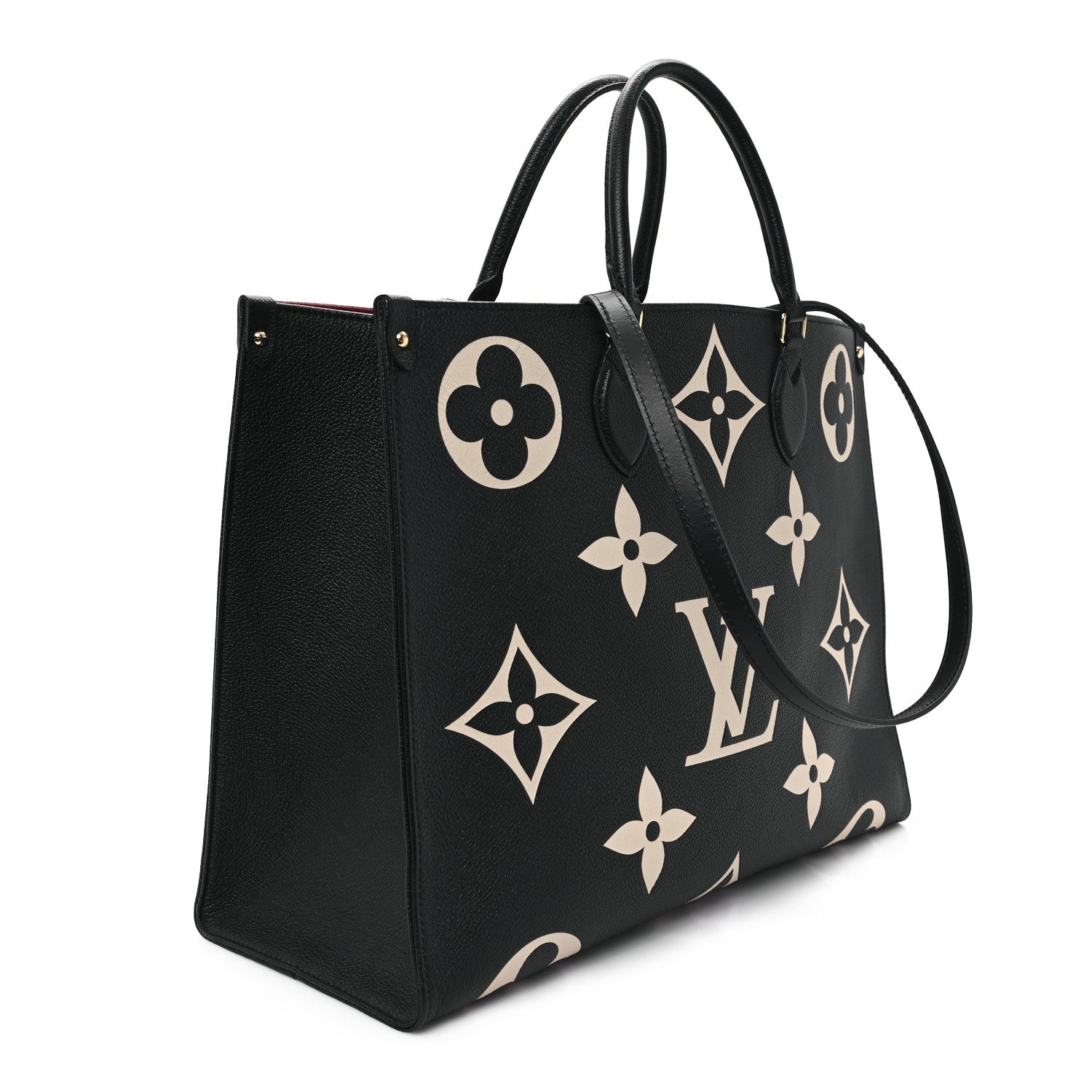 Louis Vuitton Empreinte Monogram Giant Onthego GM Black Beige 3 of 9