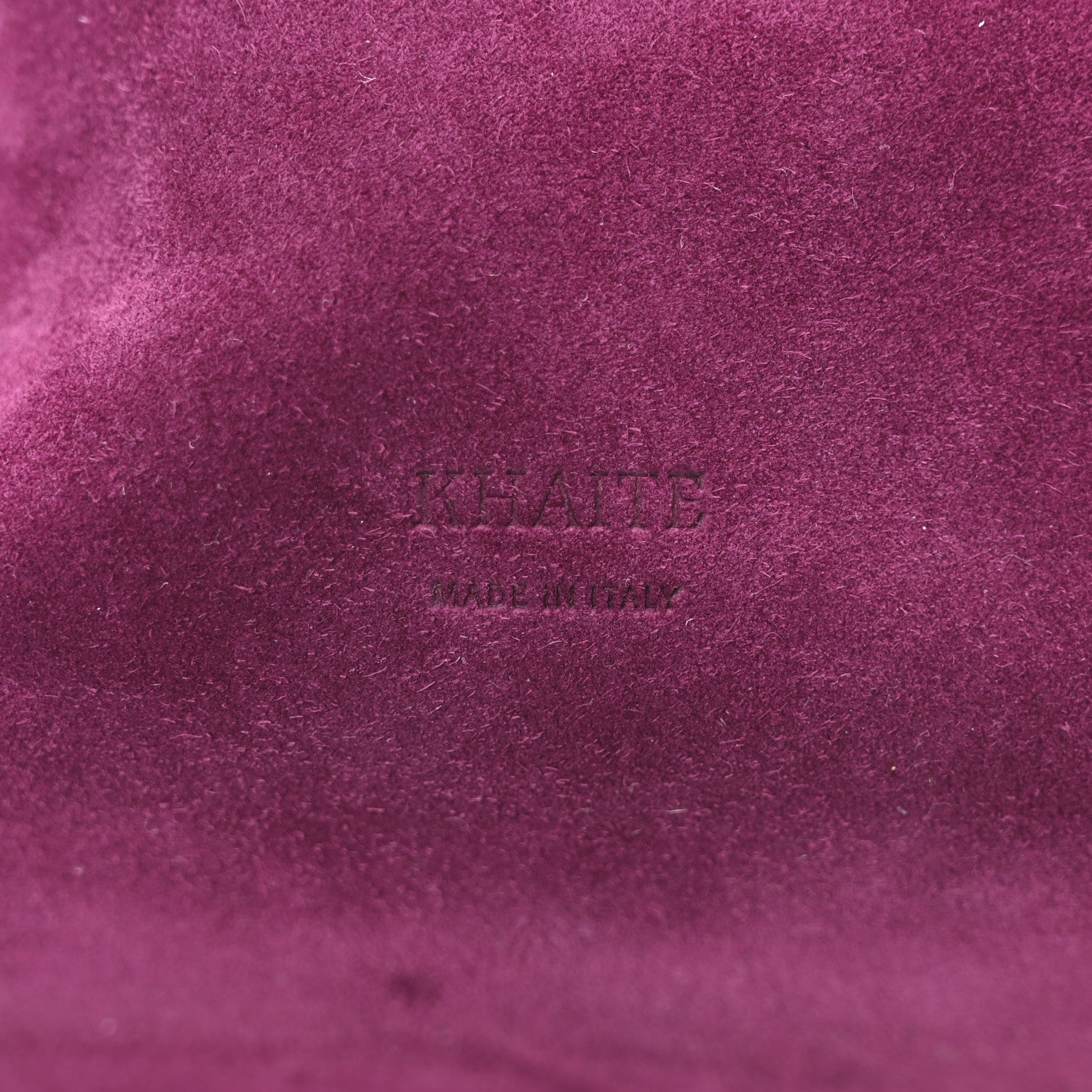 Khaite Suede Calfskin Beatrice Small Hobo Mulberry 6 of 9