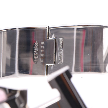 Hermes Enamel Wide Clic Clac H Bracelet PM Rose Nacarat 5 of 6