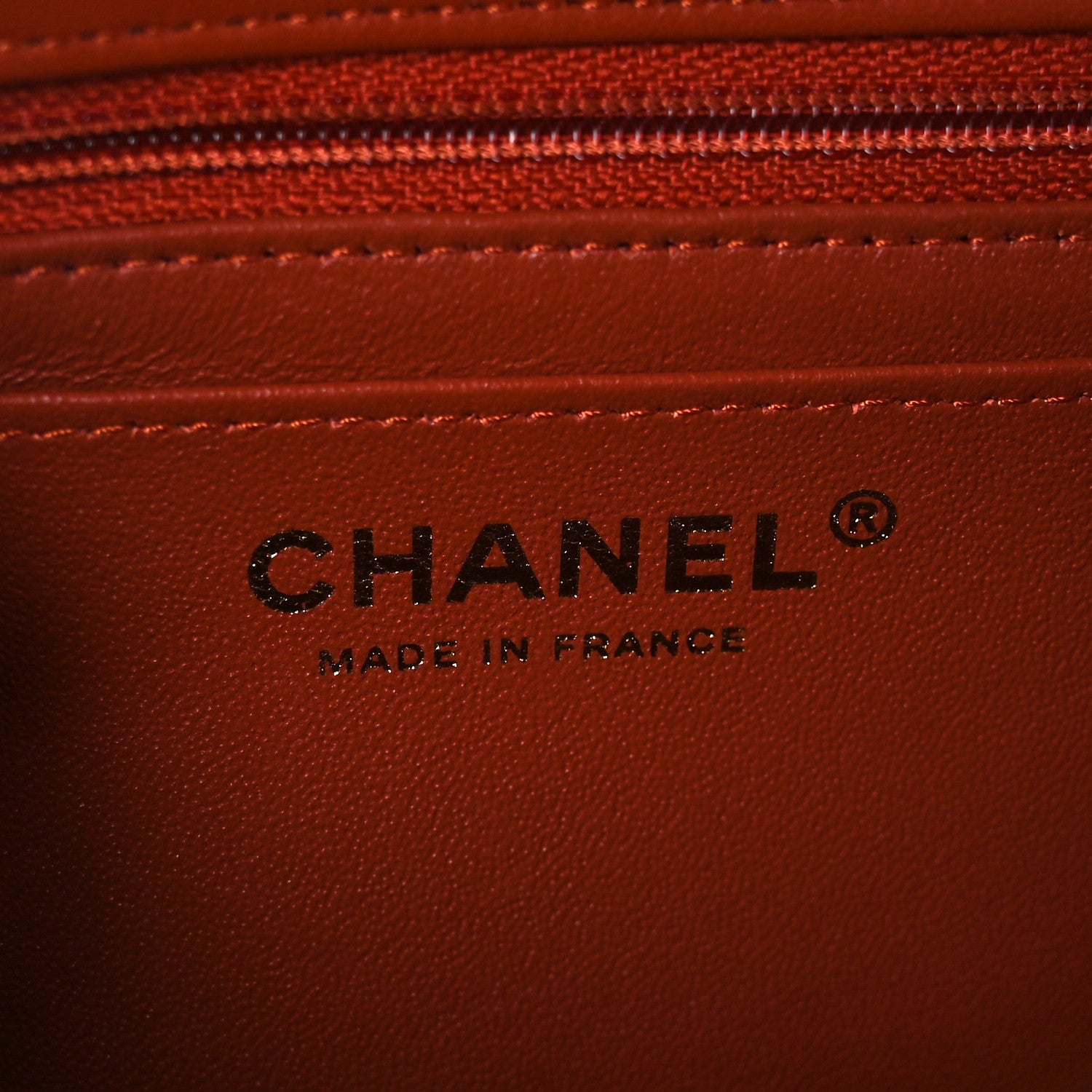 Chanel Tweed Quilted Mini Rectangular Flap Orange Multicolor 6 of 11