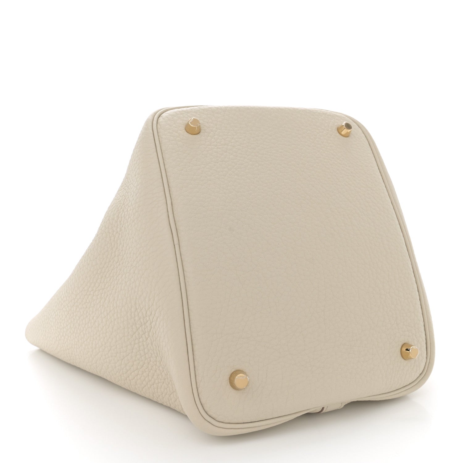 Hermes Taurillon Clemence Picotin Lock 22 MM Beton 4 of 10