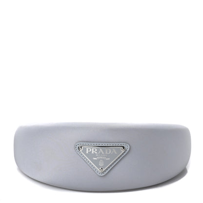 Prada Re-Nylon Triangle Logo Headband Fiordaliso 1 of 3