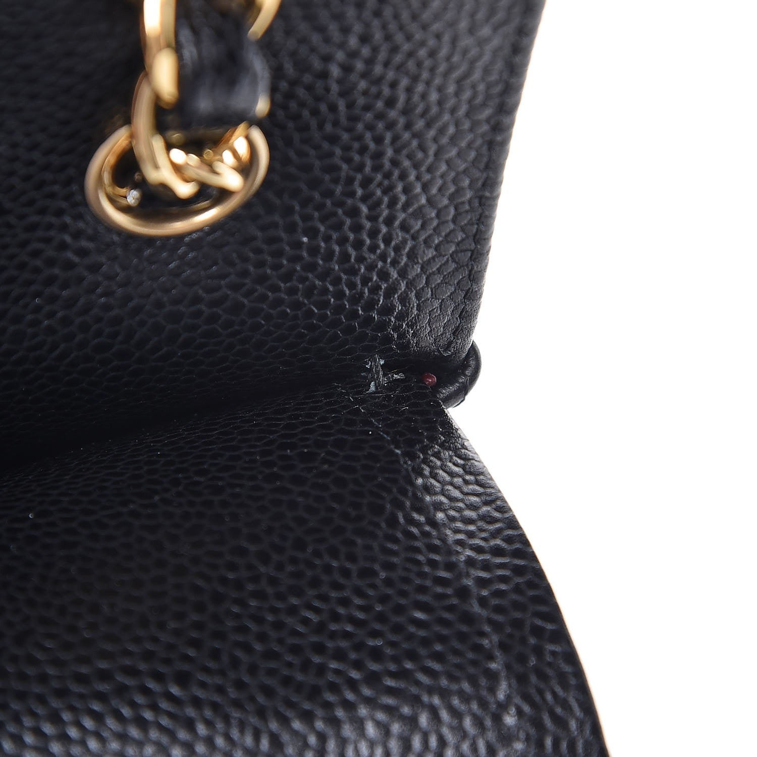 Chanel Caviar Quilted Jumbo Double Flap Black 10 of 11