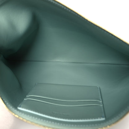 Celine Cloudy Lambskin Solo Zip Pouch Celadon 4 of 10