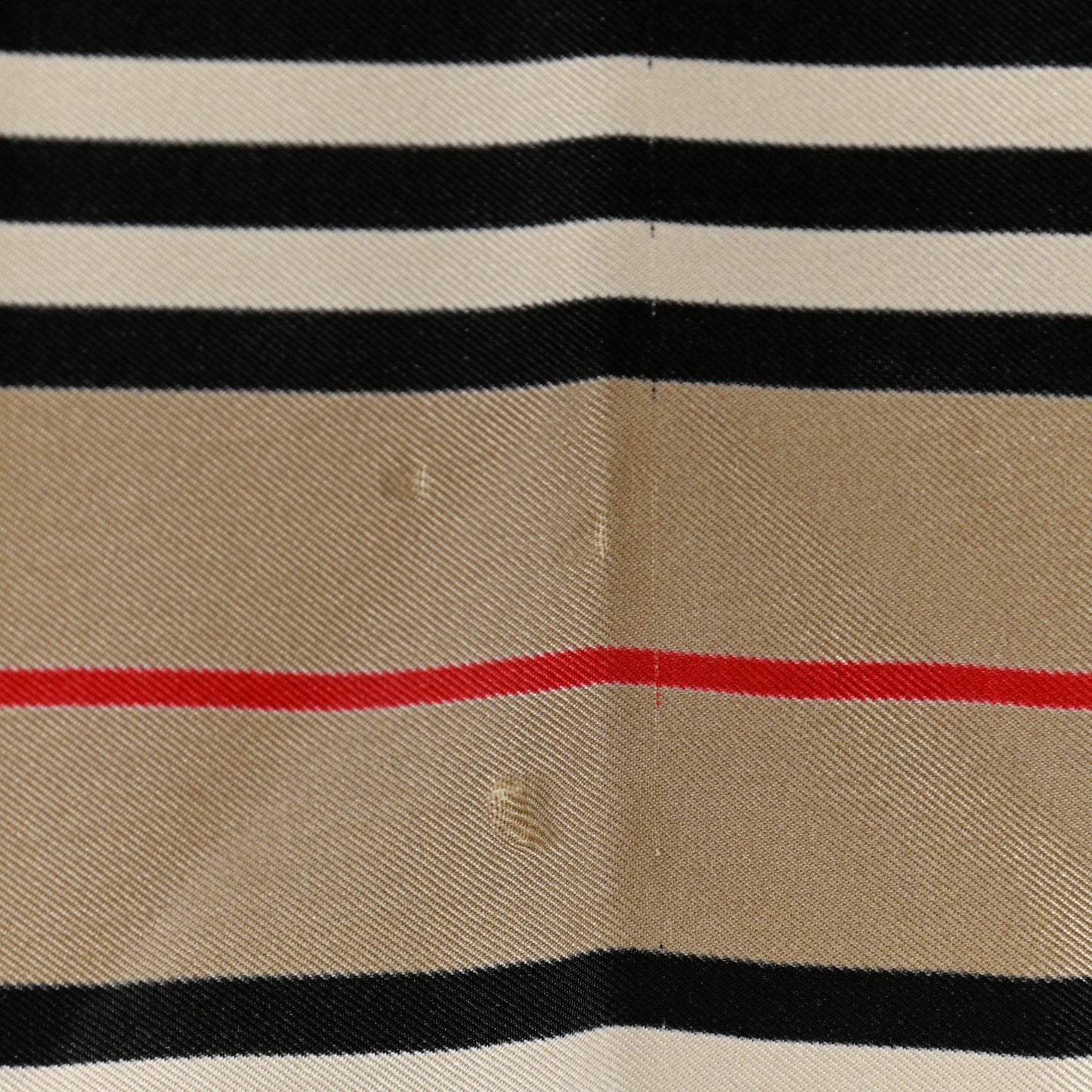 Silk Vintage Check Icon Stripe TB Monogram Print Scarf Archive Beige