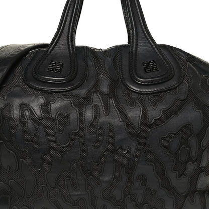 Givenchy Raffia Lambskin Patchwork Nightingale Black 8 of 12