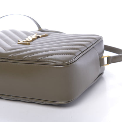 Saint Laurent Calfskin Matelasse Monogram Lou Camera Bag Military Olive 9 of 10