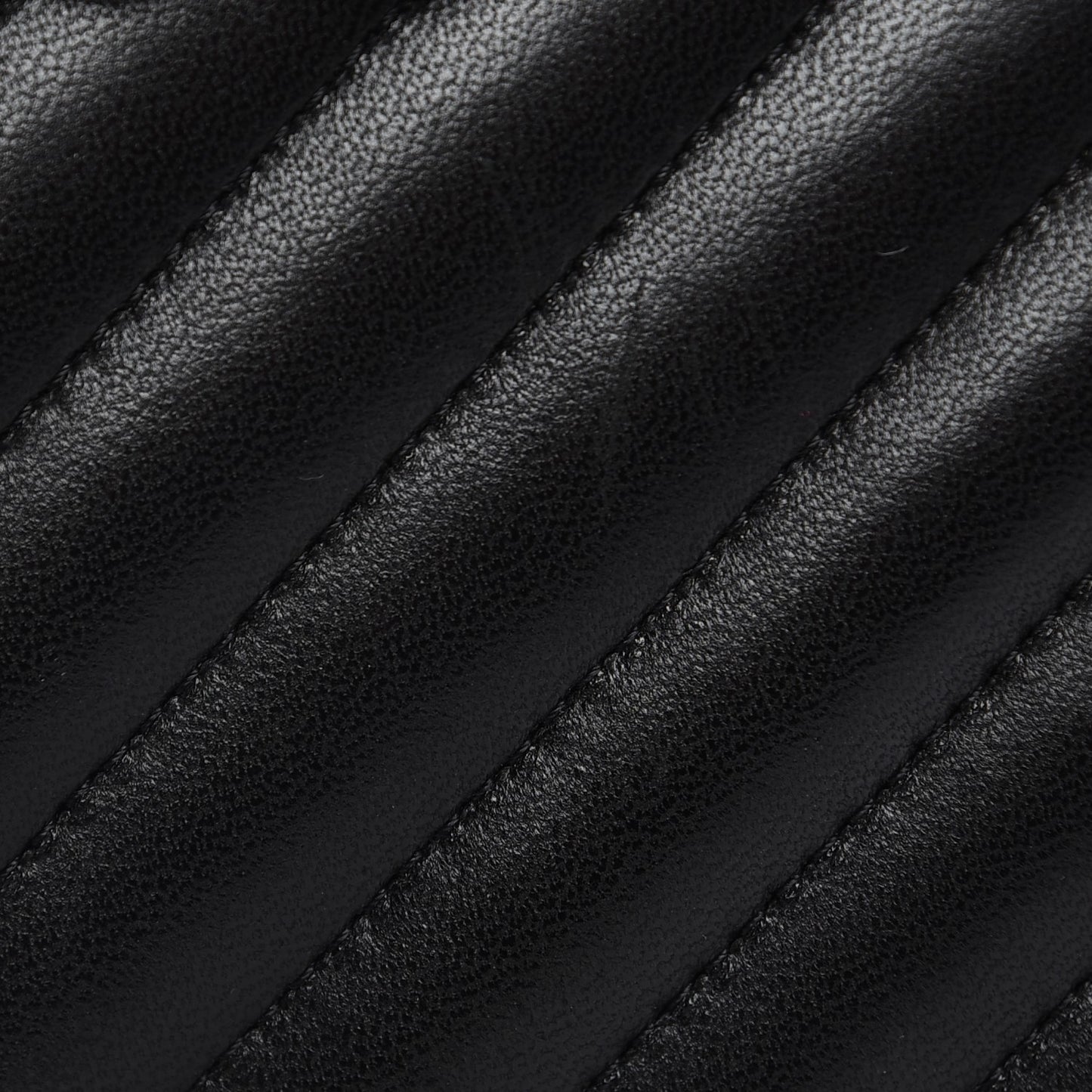 Lambskin Chevron Quilted Jumbo Double Flap So Black