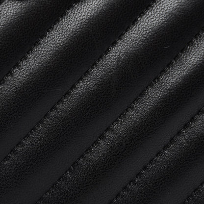 Chanel Lambskin Chevron Quilted Jumbo Double Flap So Black 11 of 13