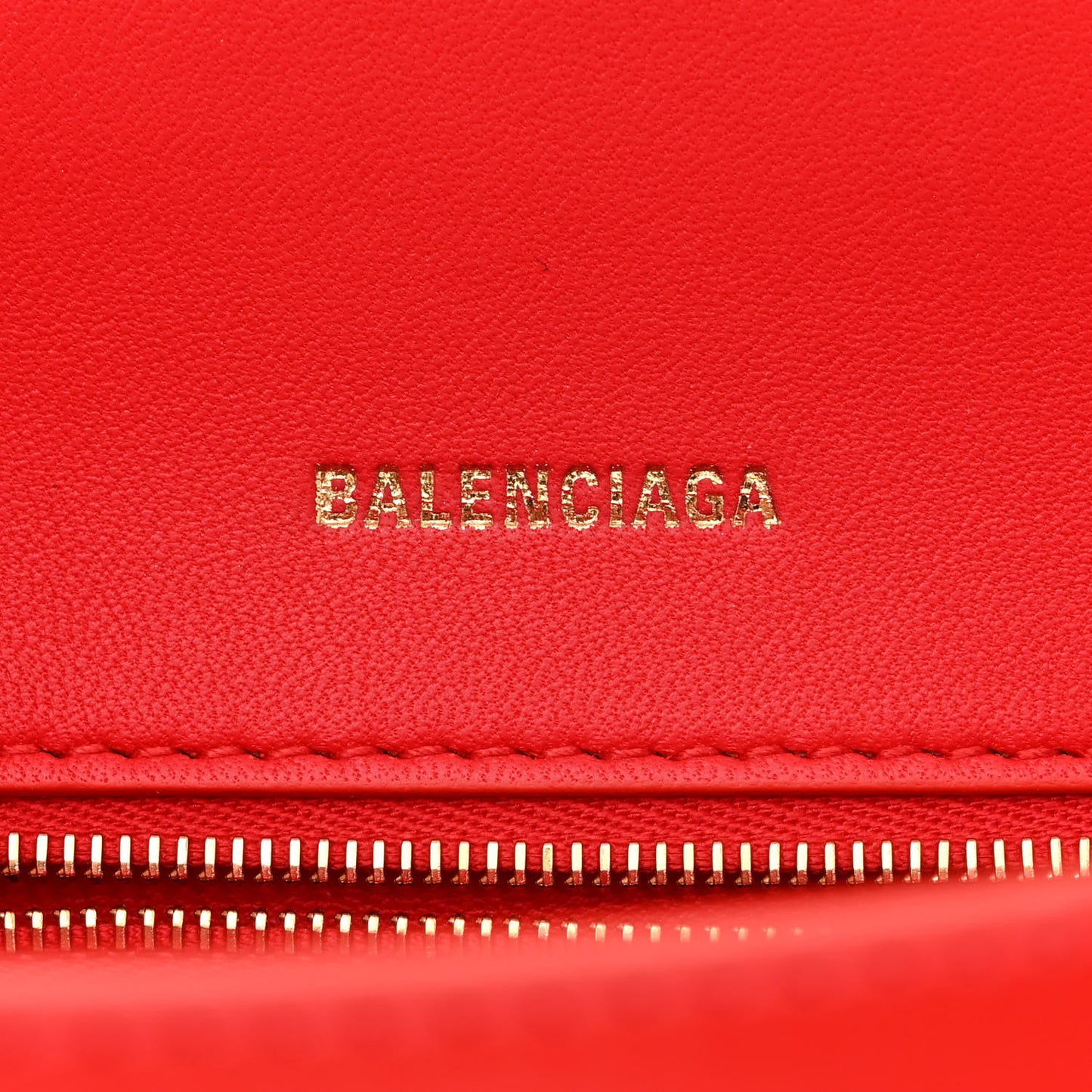 Shiny Box Calfskin Small Hourglass Top Handle Bag Bright Red