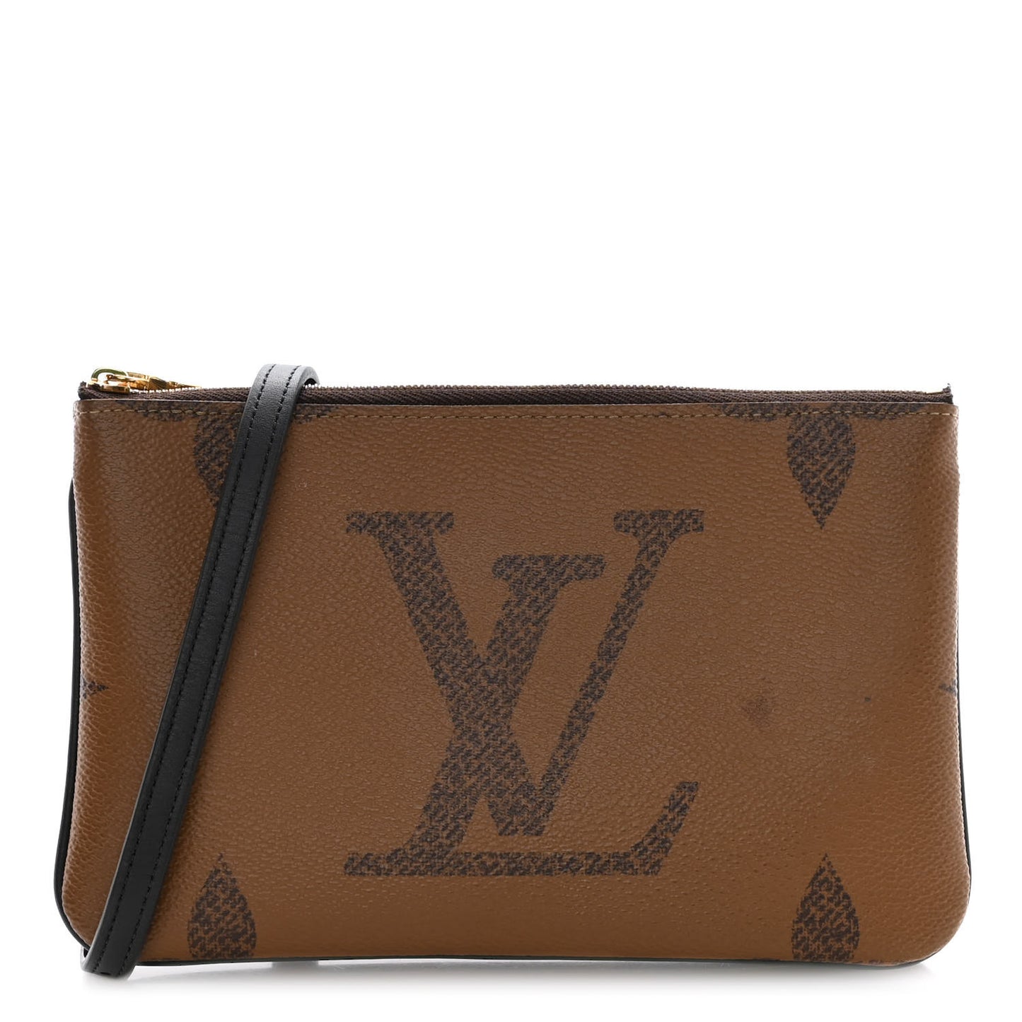Reverse Monogram Giant Double Zip Pochette