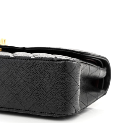 Chanel Caviar Quilted Medium Double Flap Black 10 of 10