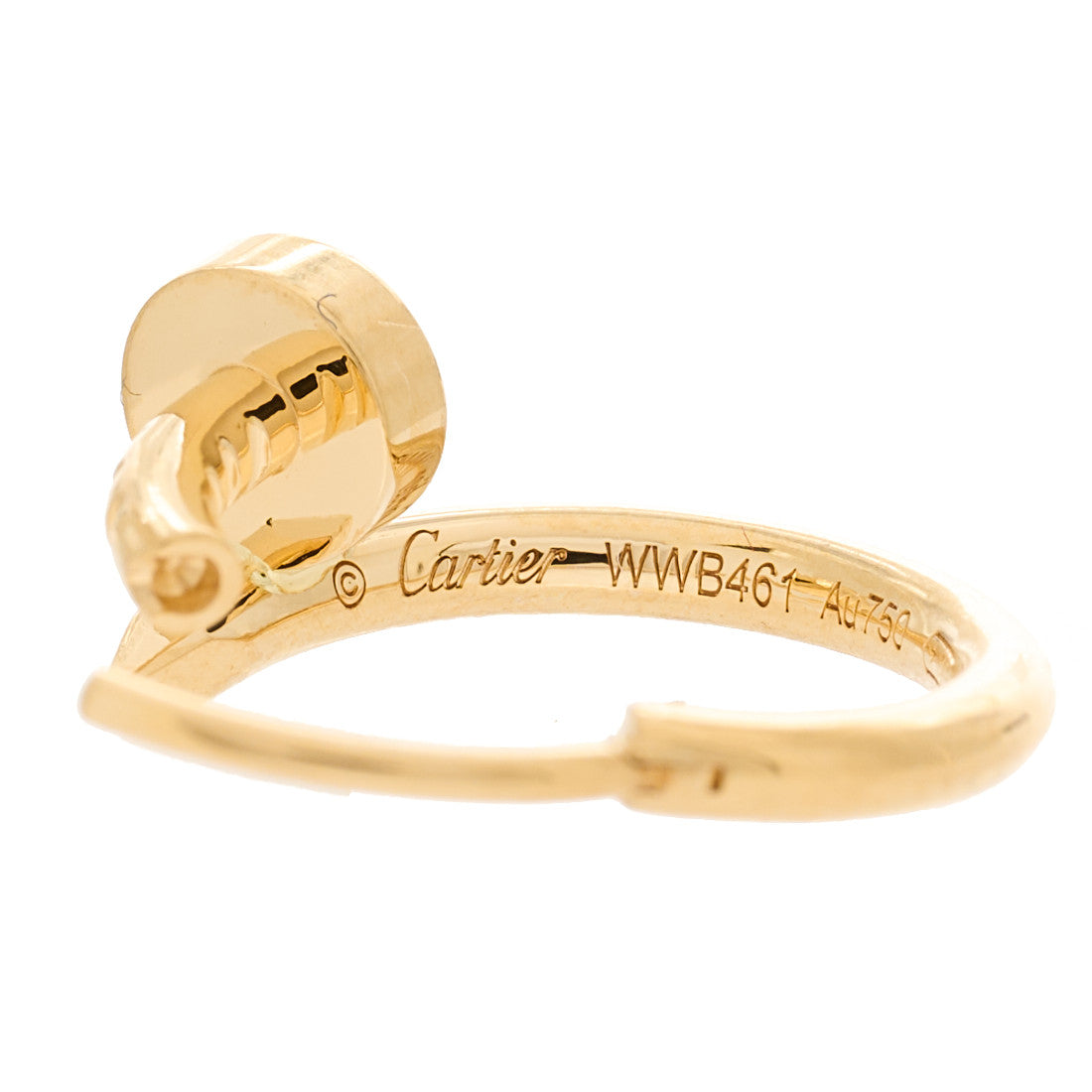 Cartier 18K Yellow Gold Juste Un Clou Single Hoop Earring 3 of 5