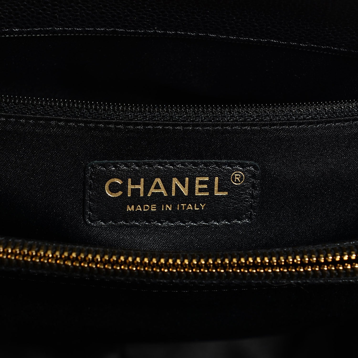 Chanel Caviar Quilted Grand Shopping Tote GST Black 5 of 7