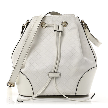 Gucci Bright Diamante Medium Bucket Bag Great White 1 of 11