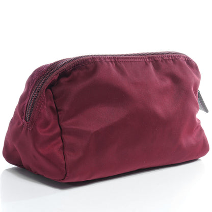 Prada Tessuto Nylon Cosmetic Bag Burgundy 3 of 10