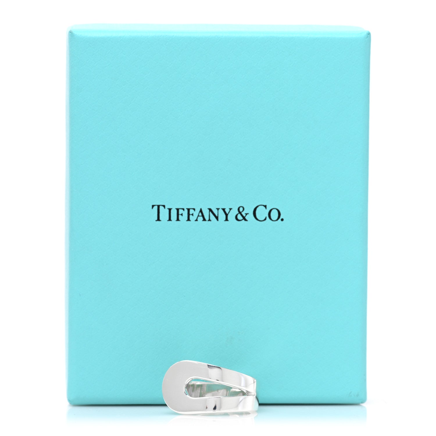 Tiffany Sterling Silver Out of Retirement Loop Ring 54 6.75 5 of 5
