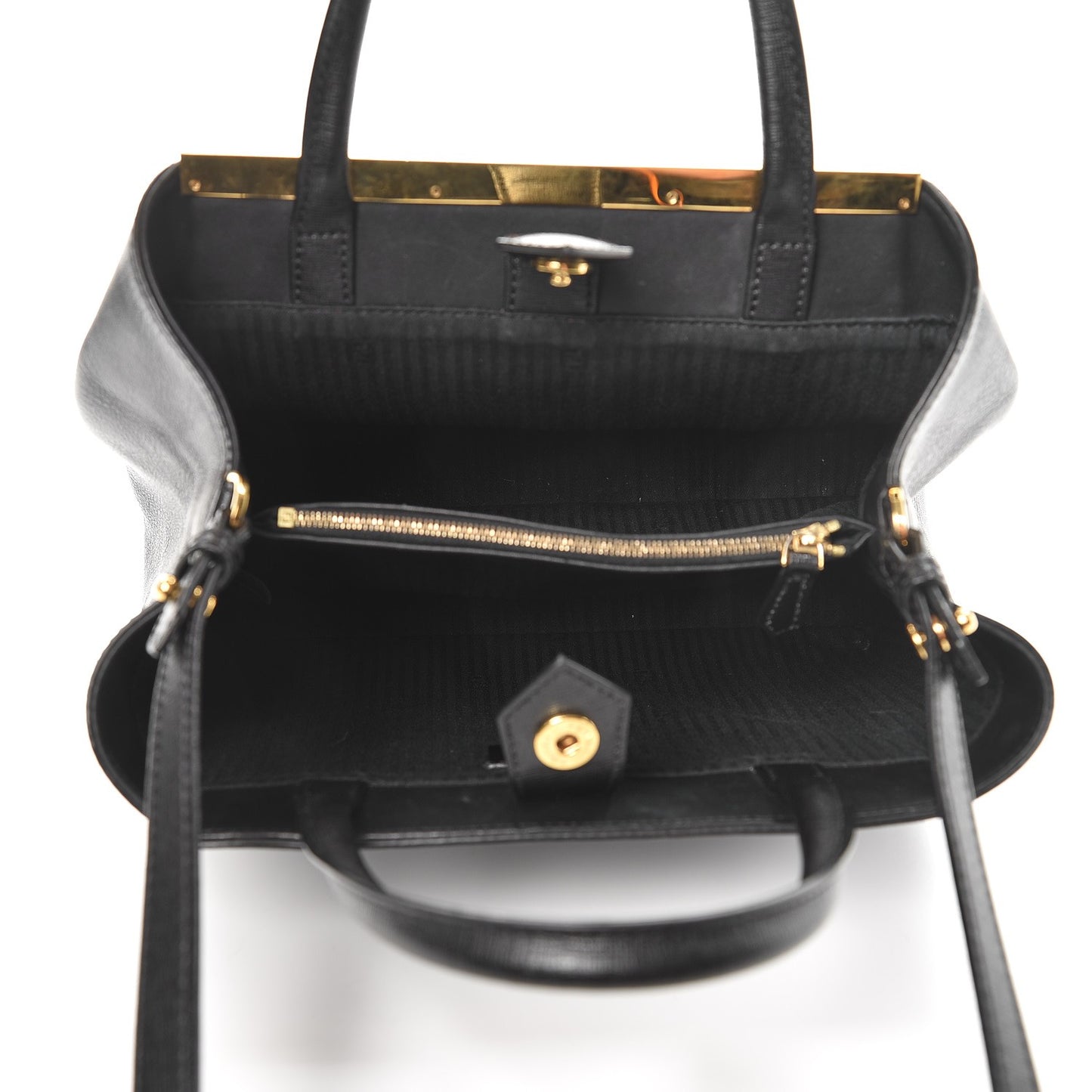 Vitello Elite Petite 2Jours Tote Black