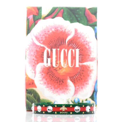 Gucci Crystal Web Cuff 18 Green Red 5 of 5