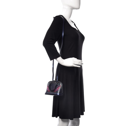 Louis Vuitton Epi Sequins Flame Alma Nano Blue Nuit 2 of 8