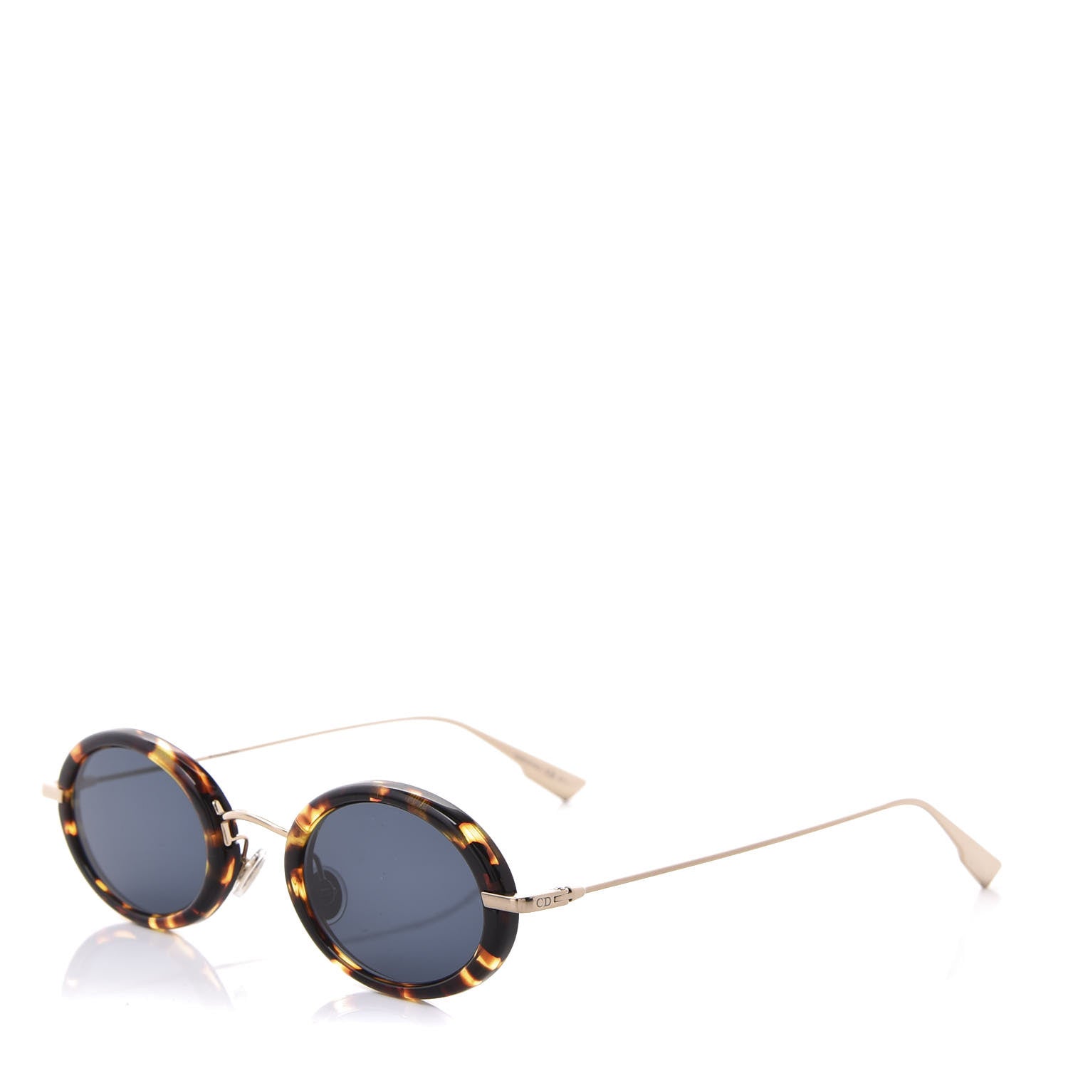 Christian Dior Acetate Metal DiorHypnotic 2 Sunglasses Havana Gold 1 of 10