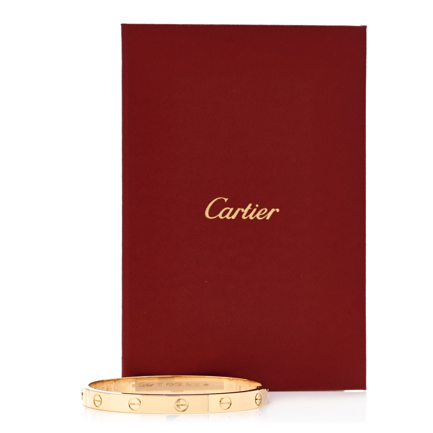 18K Yellow Gold LOVE Bracelet 17