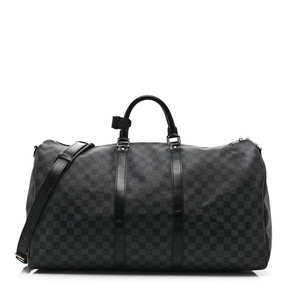Louis Vuitton Damier Graphite Keepall Bandouliere 55 1 of 9