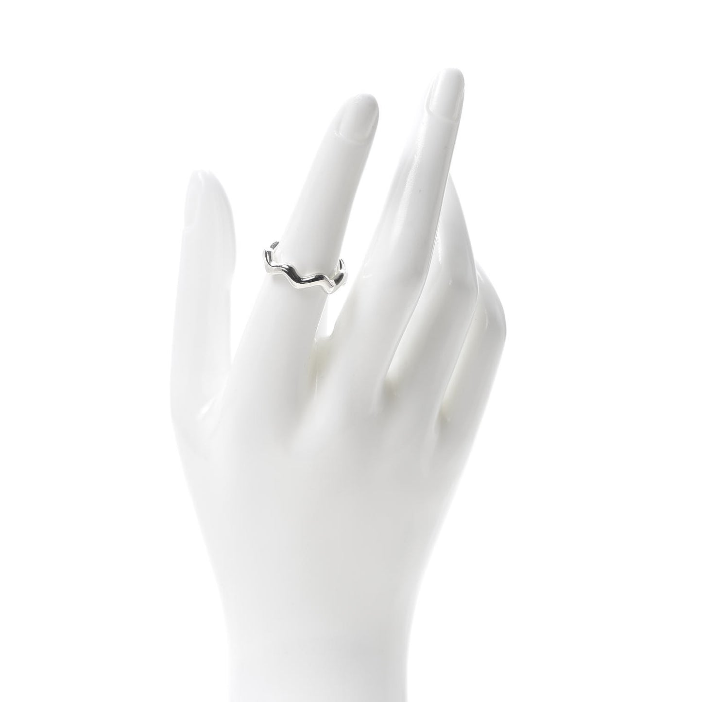Sterling Silver Zig Zag Ring 53 6.5