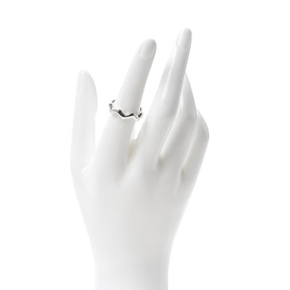 Tiffany Sterling Silver Zig Zag Ring 53 6.5 2 of 6