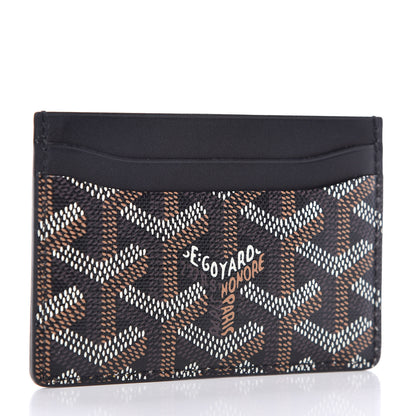 Goyard Goyardine Saint Sulpice Card Holder Black 3 of 6