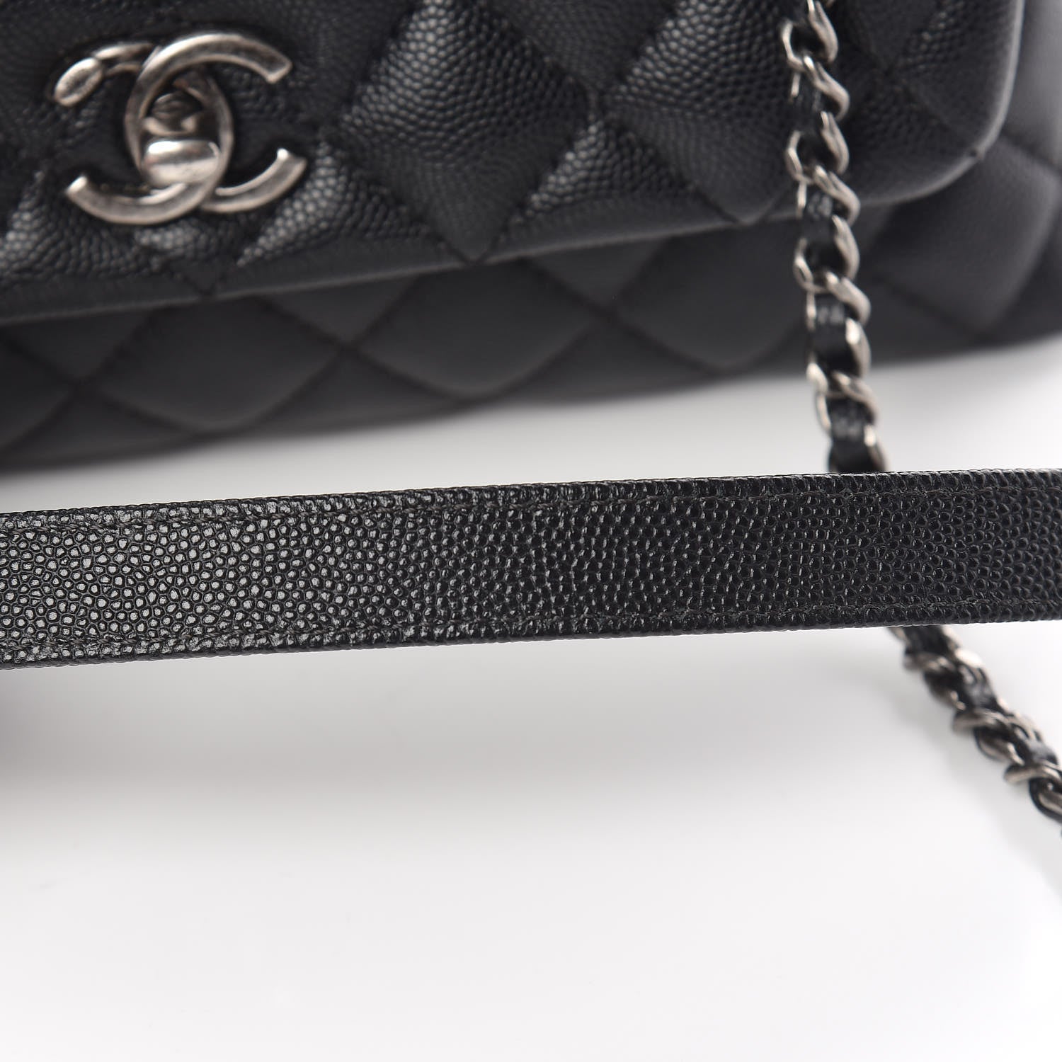 Chanel Caviar Quilted Mini Coco Handle Flap Black 17 of 18