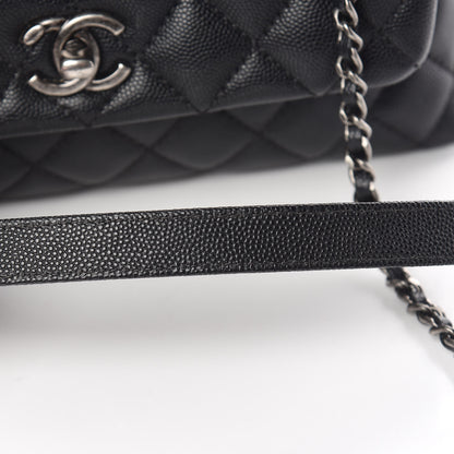 Chanel Caviar Quilted Mini Coco Handle Flap Black 17 of 18