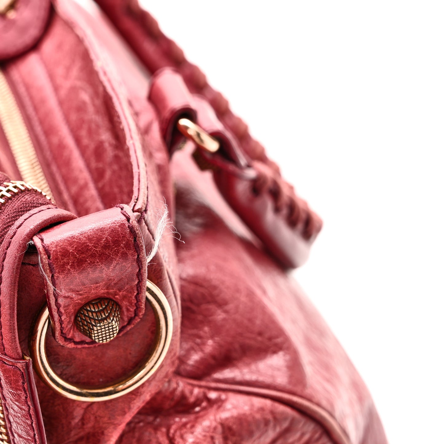 Agneau Giant 12 Rose Gold Hardware Velo Cassis