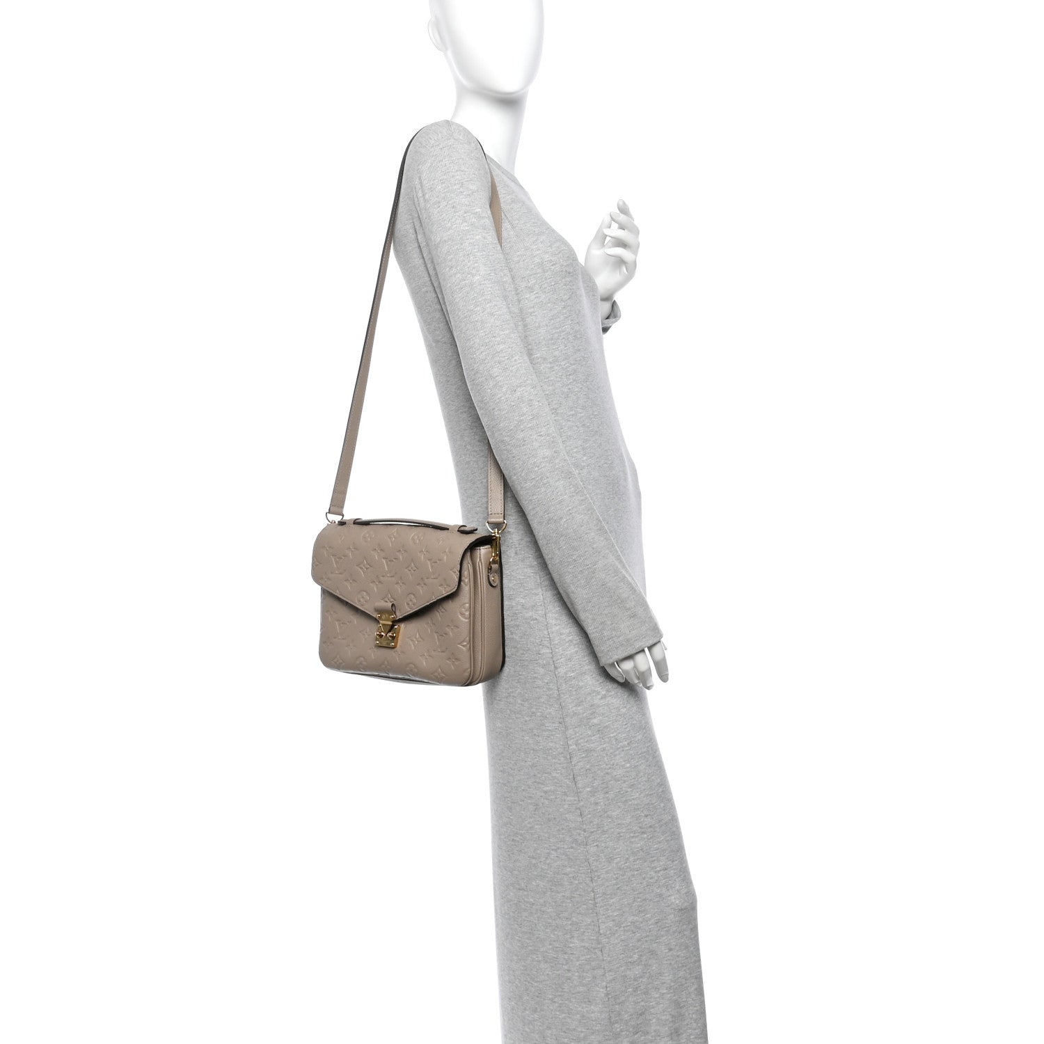 Louis Vuitton Empreinte Pochette Metis Tourterelle 2 of 10