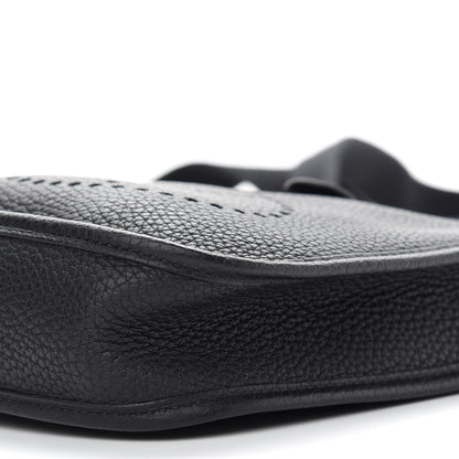 Hermes Taurillon Clemence Evelyne TPM Black 9 of 9