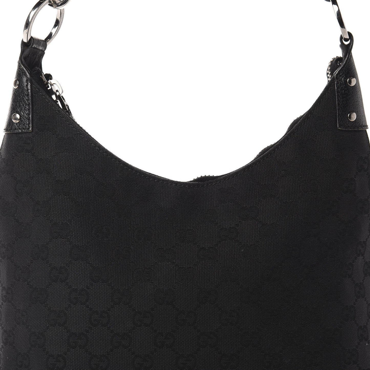 Monogram GG Signature Shoulder Bag Black