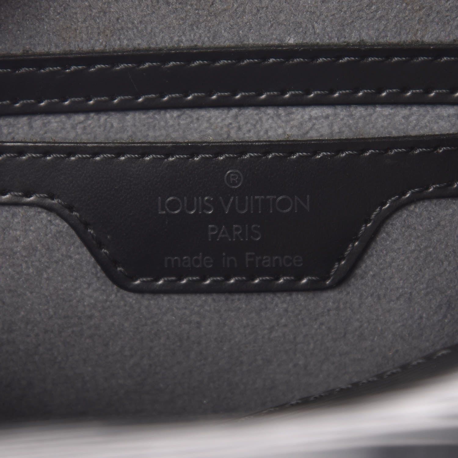 Louis Vuitton Epi Soufflot Black 8 of 9