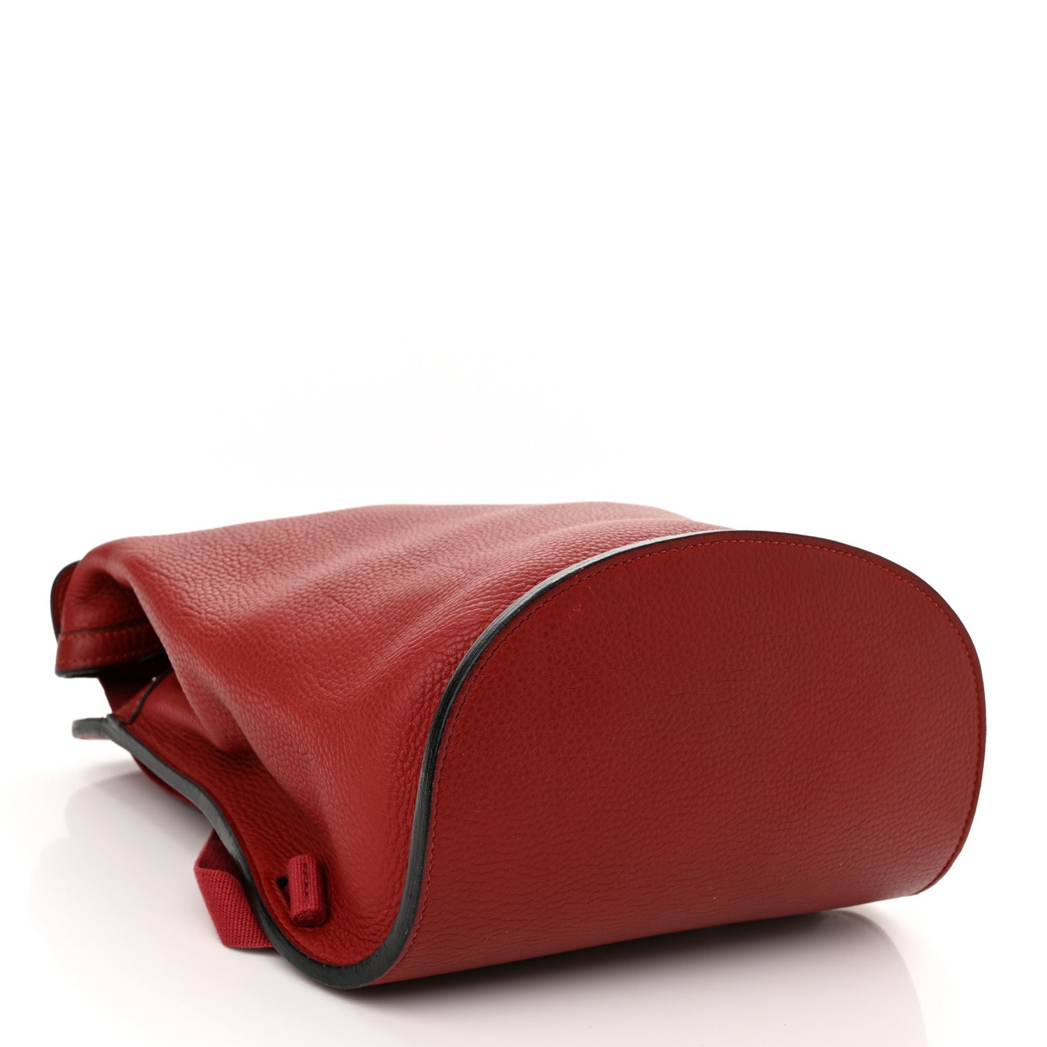 Hermes Taurillon Clemence Sherpa Backpack Rouge H 4 of 9