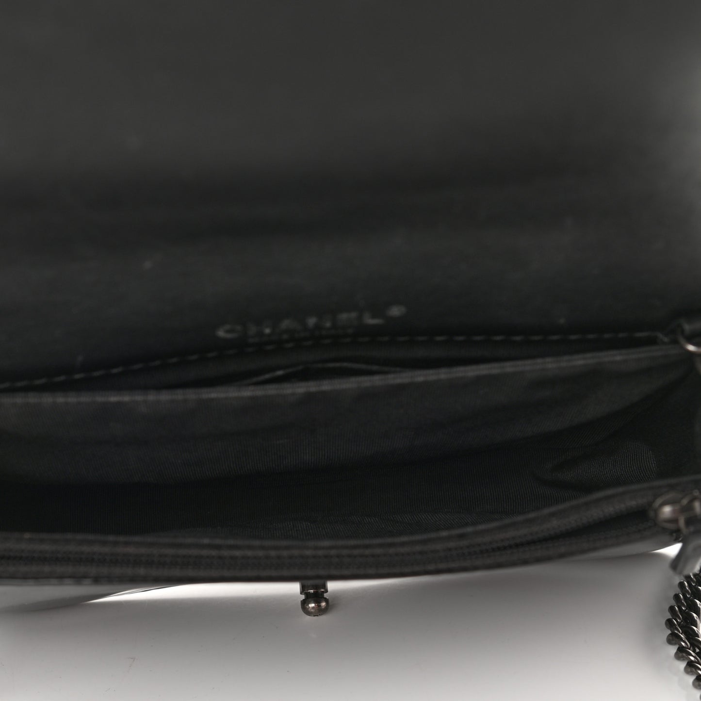 Patent New Medium Boy Reverso Flap Black