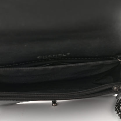 Chanel Patent New Medium Boy Reverso Flap Black 5 of 10