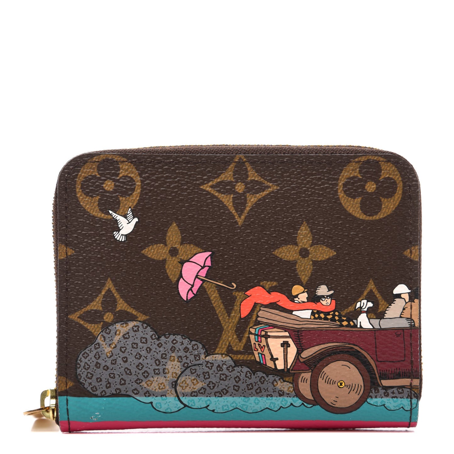 Monogram 2015 Christmas Animation Zippy Coin Purse